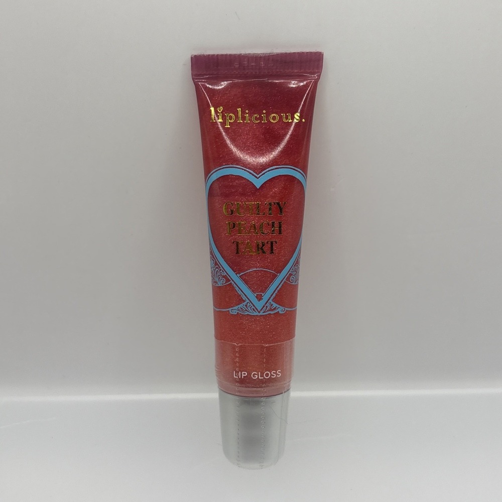 Bath‎ & Body Works Lip Gloss Liplicious Guilty Peach Tart 0.47 Oz Rare Sealed